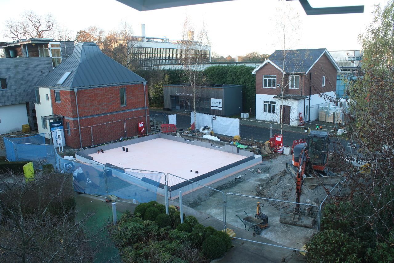 Collida Living Show Home construction site overview