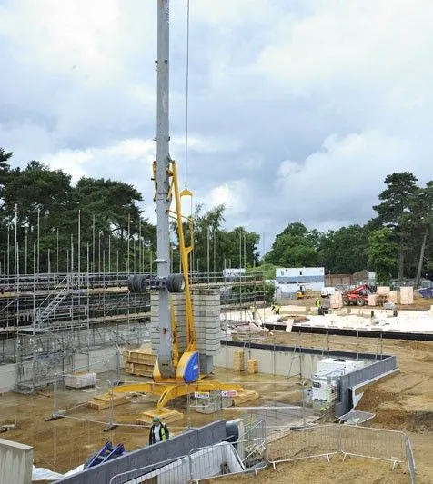 ISOQUICK insulated raft foundation for timber frame Passivhaus low-energy home - cold bridge free