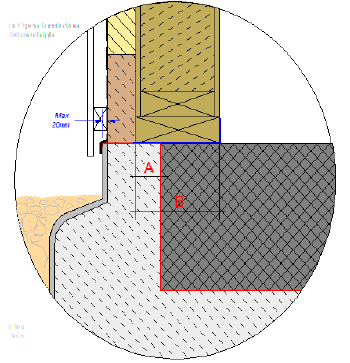 ISOQUICK Sole Plate Location Guidance Timber Frame detail cross-section